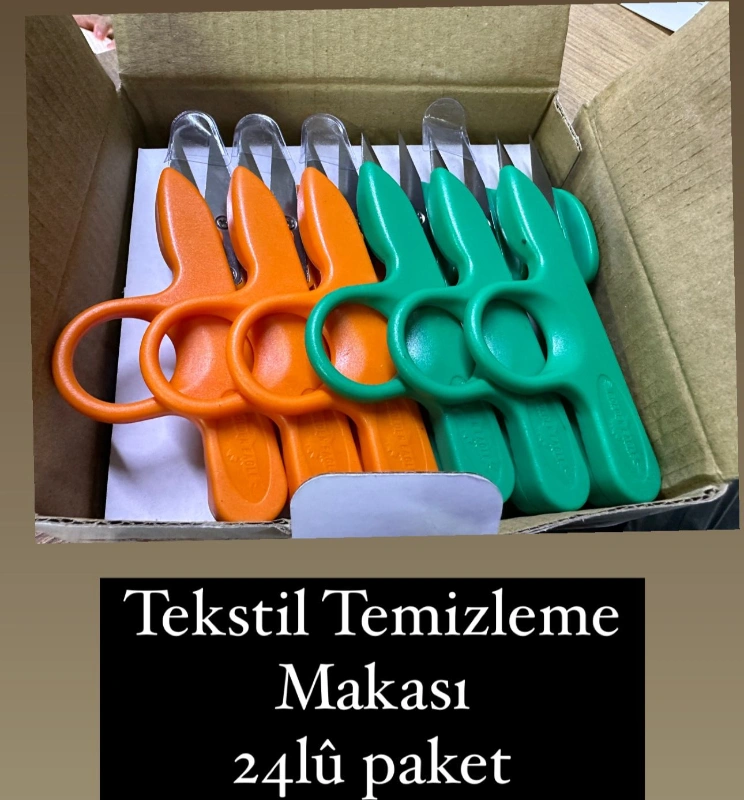 TEKSTİL TEMİZLEME MAKASI  (24LÜ PAKET)