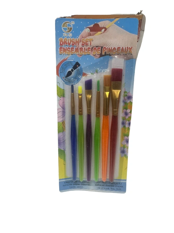 6lı Full Set Sanatsal Fırça Seti