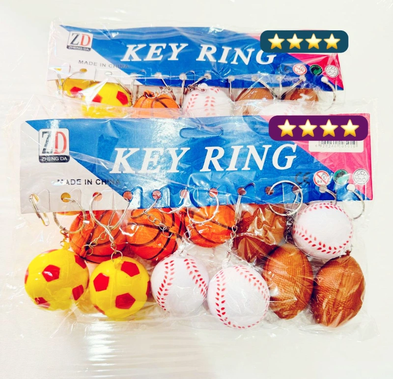 Sünger Top Çeş. Model Anahtarlık / 12li Paket