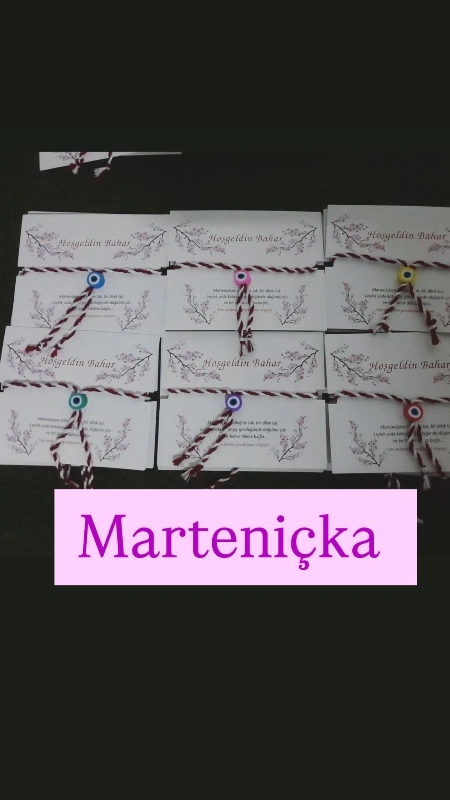Adet:  6,50₺ / Marteniçka Bahar Bilekliği  /  24lü Paket