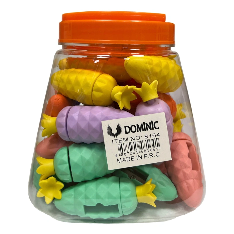 Silikon Ananas Model Lüks Kalemtraş / 30lu Paket