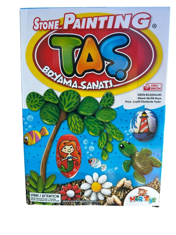 Adet: 75₺/ AnsToys Lüks Trend Taş Boyama Seti  /12li Paket
