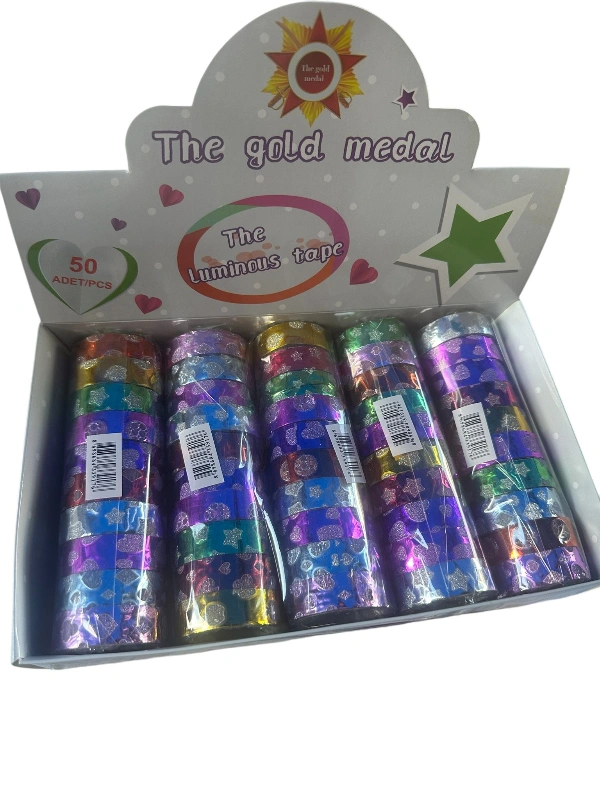 Hediyelik Dekoratif Bant / 50li paket
