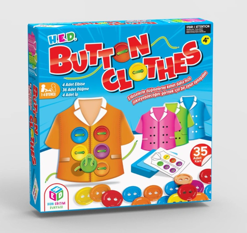 Button Clothes Düğme Zeka Oyunu