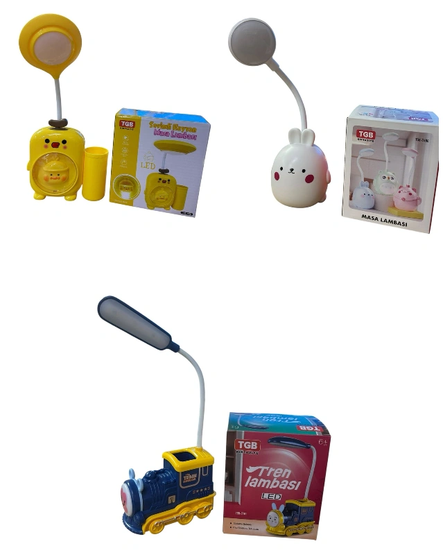 MASA ÜSTÜ ŞARJLI MASA LAMBASI ( 12Lİ PAKET KARIŞIK)