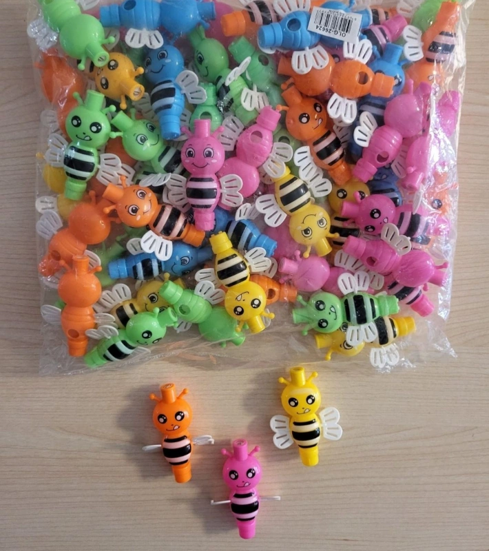Sevimlİ Arılar Düdük Oyuncak / 60lı Paket