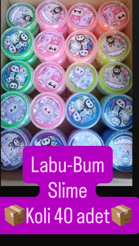 LABUBU SLİME / KOLİ 40 ADET