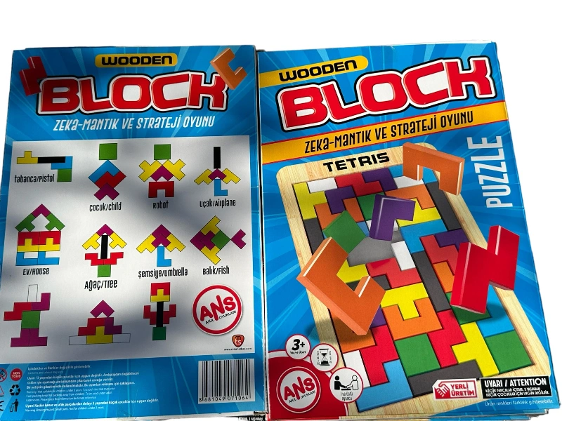 Ahşap Tetris Oyunu