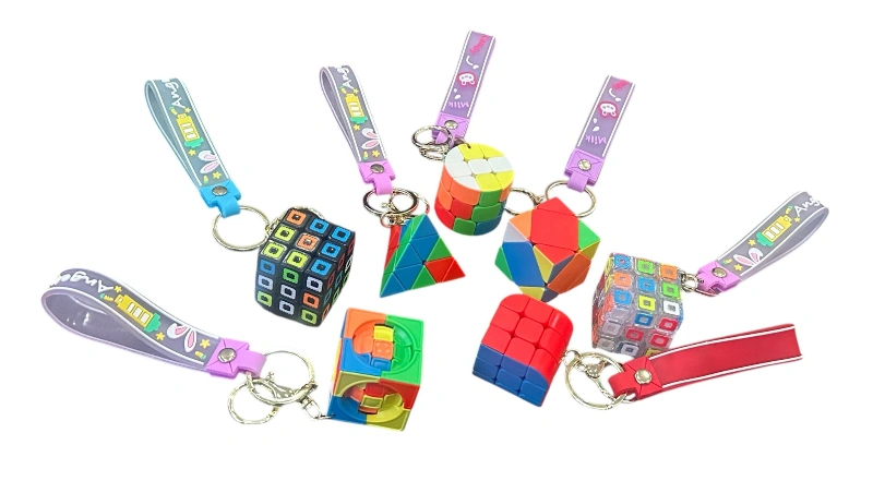 Lüks ve Kaliteli Konsept Anahtarlık Zeka Küpü / 24lü Paket