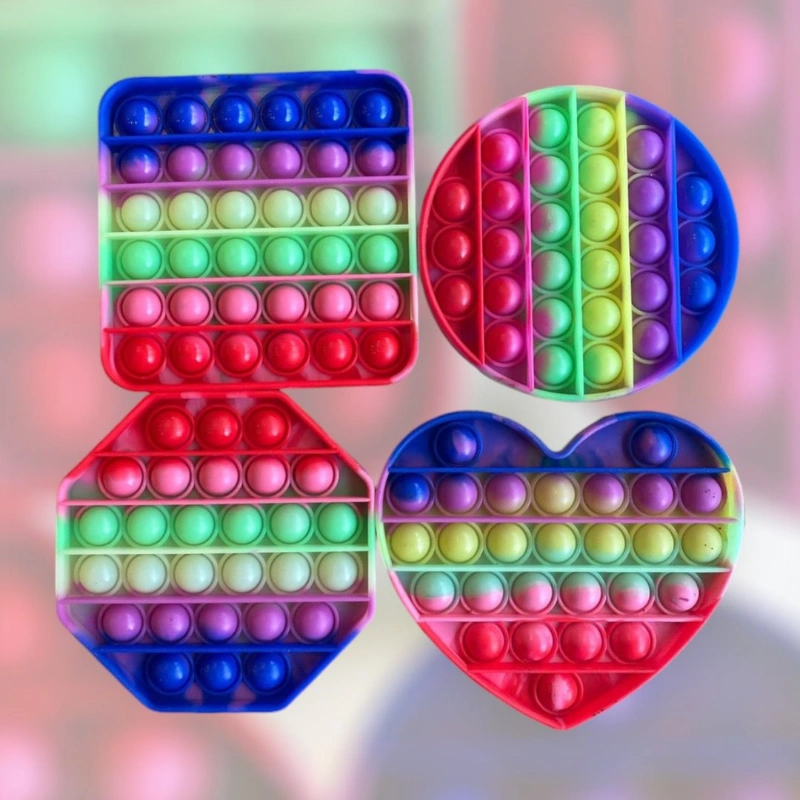 Gökkuşağı Büyük Popit Renkli Modeller / 24lü Karışık Paket