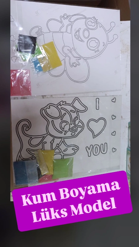 Kum Boyama Lüks Model / 60lı paket