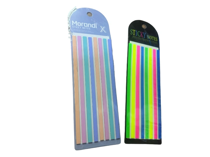 Şerit Uzun Postit Neon Pastel Karışık  Kod: 4280/ 24lü paket