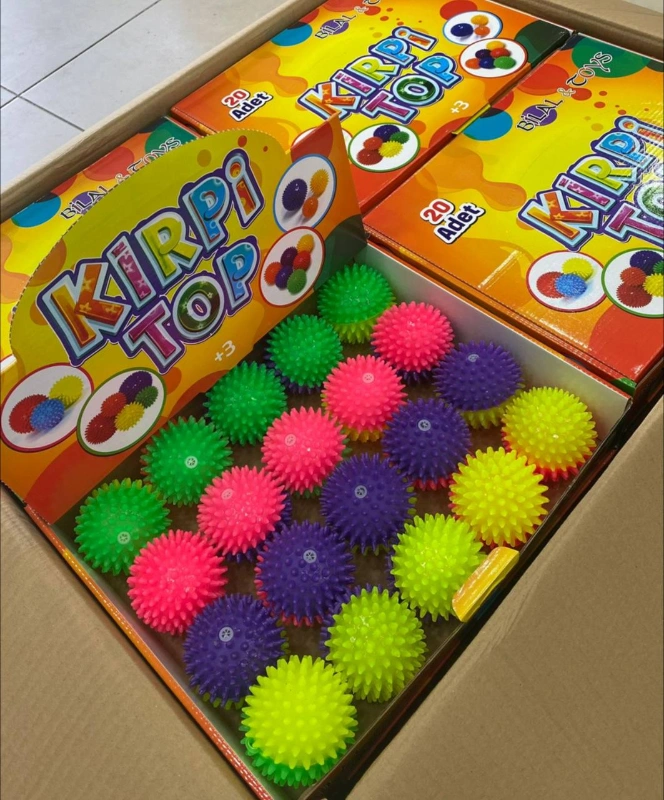 Sesli Kirpi Top ( 20li Stant)