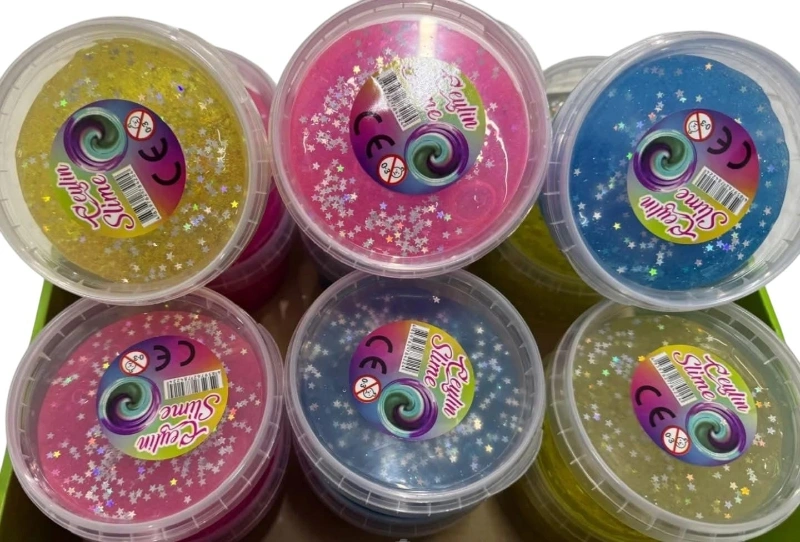 Yeni Model Simli Slime / 48li Paket