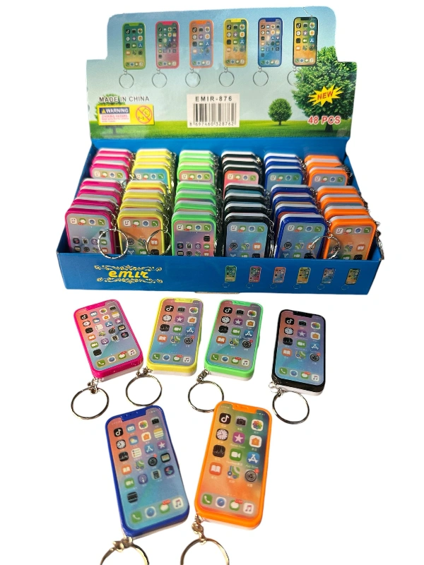 Işıklı İphone Anahtarlık / 48li Stant