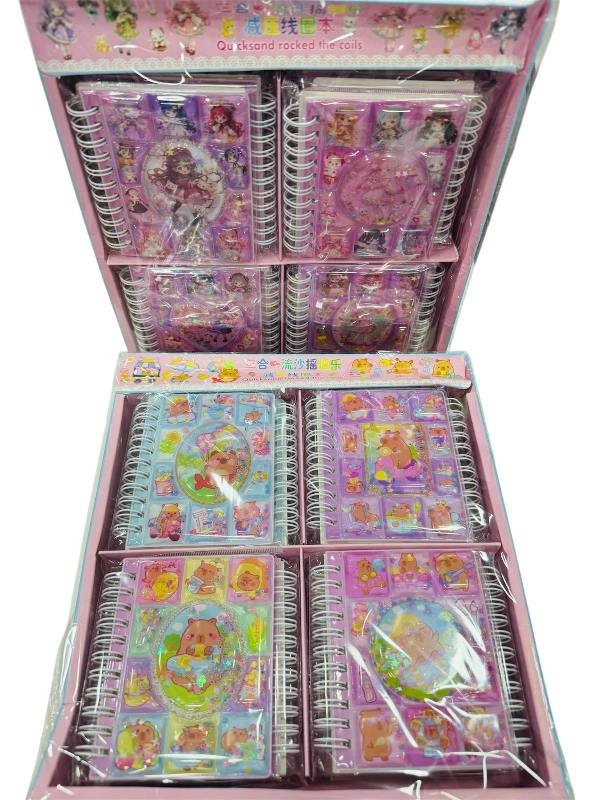 Adet: 60 ₺  / LSDD A7 Sulu 3D Kapak Defter / 24lü Stant