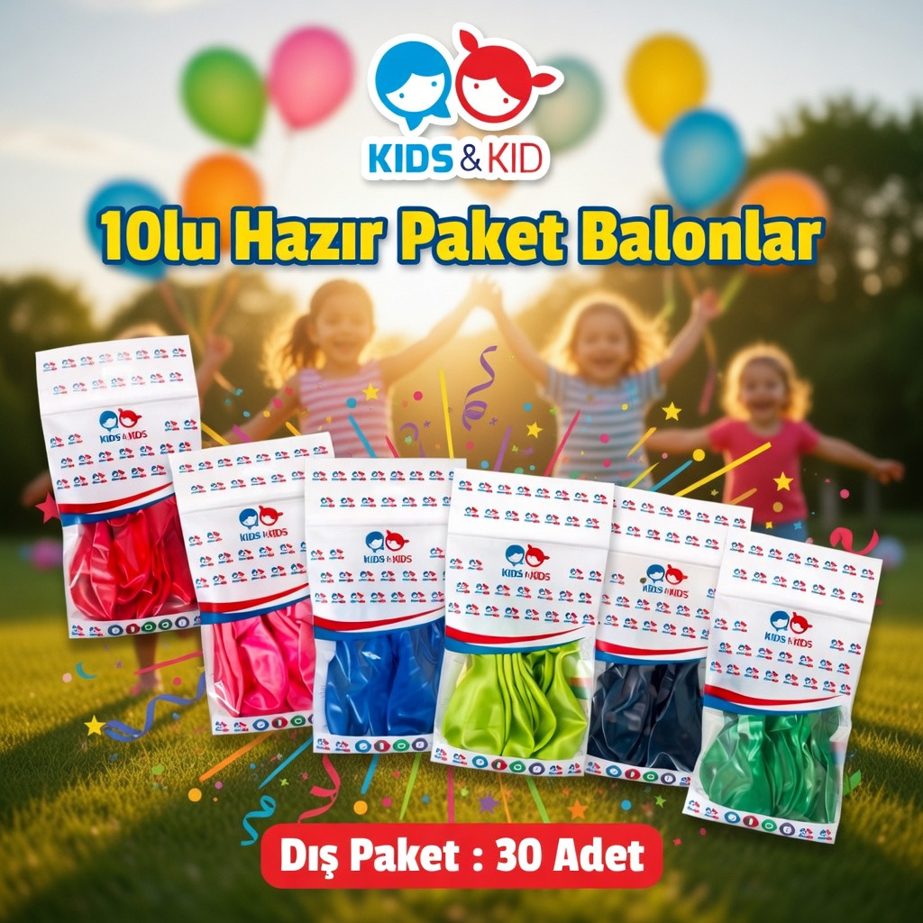 10lu Hazir Gemar Balon / 30lu Dış Paket