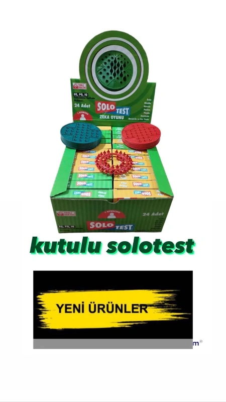Solotest Modelleri Kutulu / 30LU Paket
