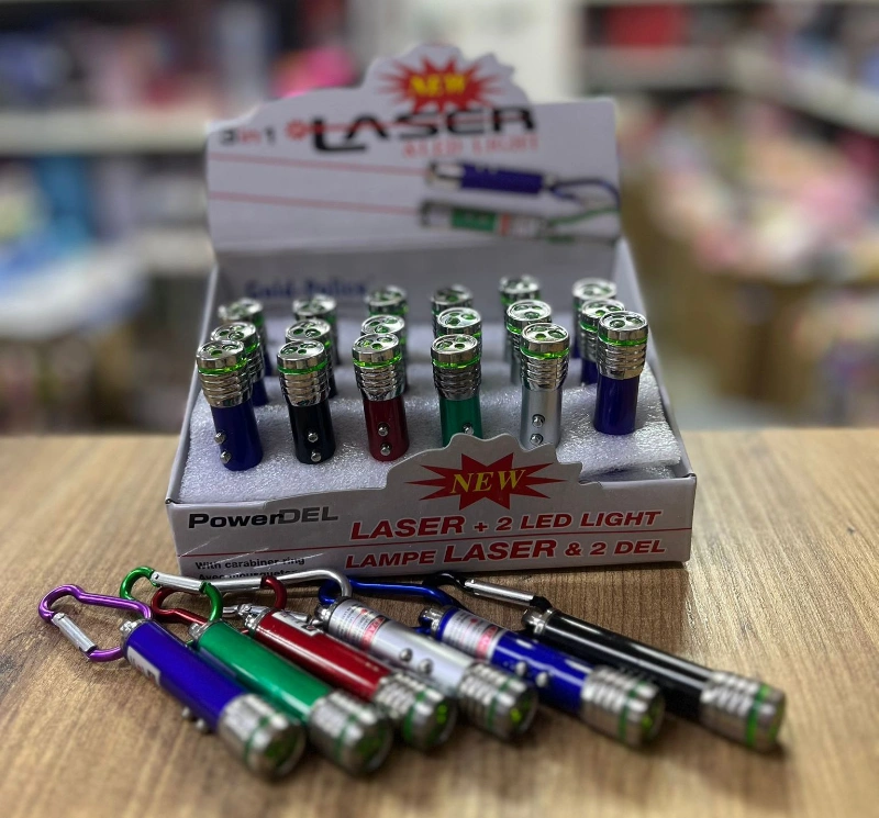 3N 1 Fonksiyonlu Lüks Lazer / 24lü Stant