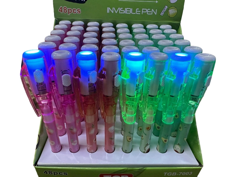 Şeffaf Model Lüks Görünmez Kalem / 48li Stant