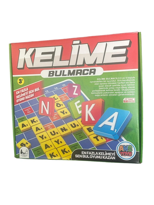 AnsToys Ahşap Lüks Kelime Oyunu