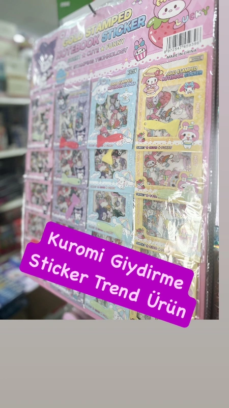 Kuromi Giydirme Sticker / 20li Set