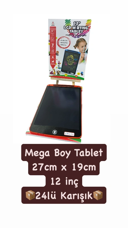 Mega Tablet 12inç  27Cm x 19cm / 12li Paket