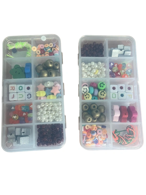 Taşlı Boncuk Bileklik Set Kutulu Set