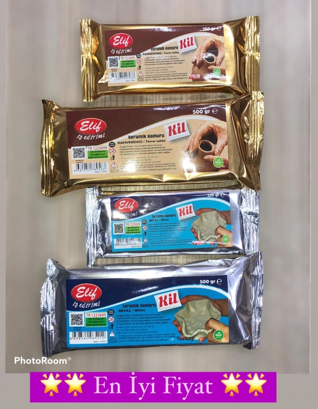 Kil hamuru Seramik Hamur / 250 gr 17,5 ₺  / 500gr 35₺