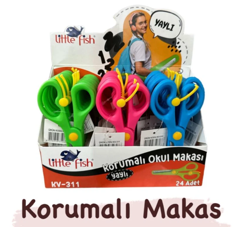 Korumalı Makas / 24lü Stant