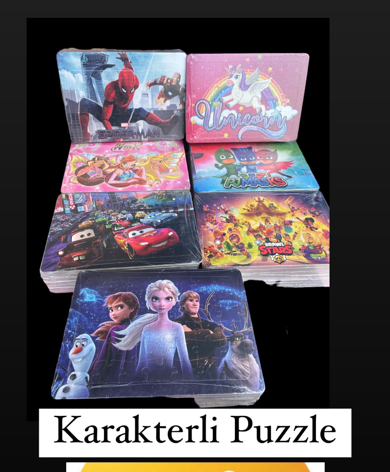 DİSNEYLAND KARAKTERLİ PUZZLE (48Li PAKET)