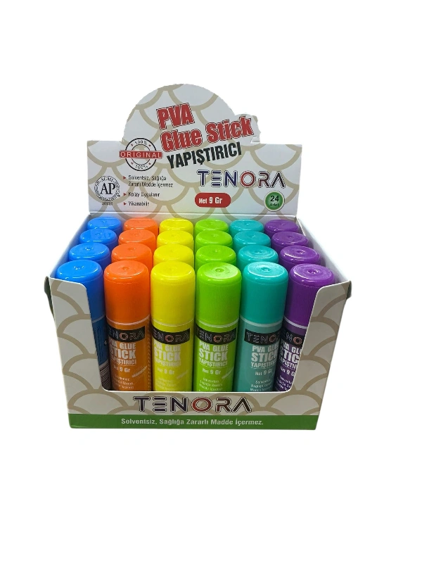 9gr Tenora Neon Renkler Stick Yap.   / 24lü  Paket