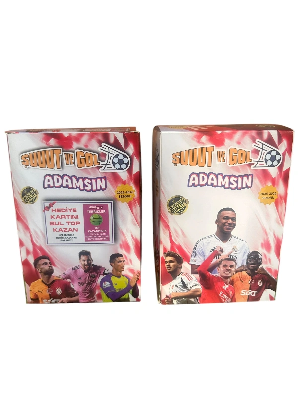 200x2li Yeni Model Futbolcu Kartı