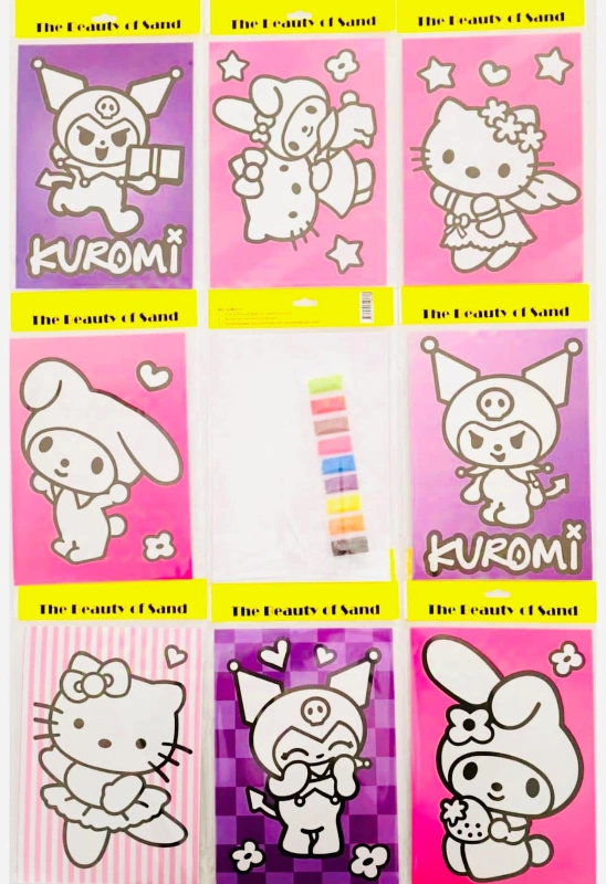 Kum Boyama İthal Kuromi Model / 48Lİ PAKET