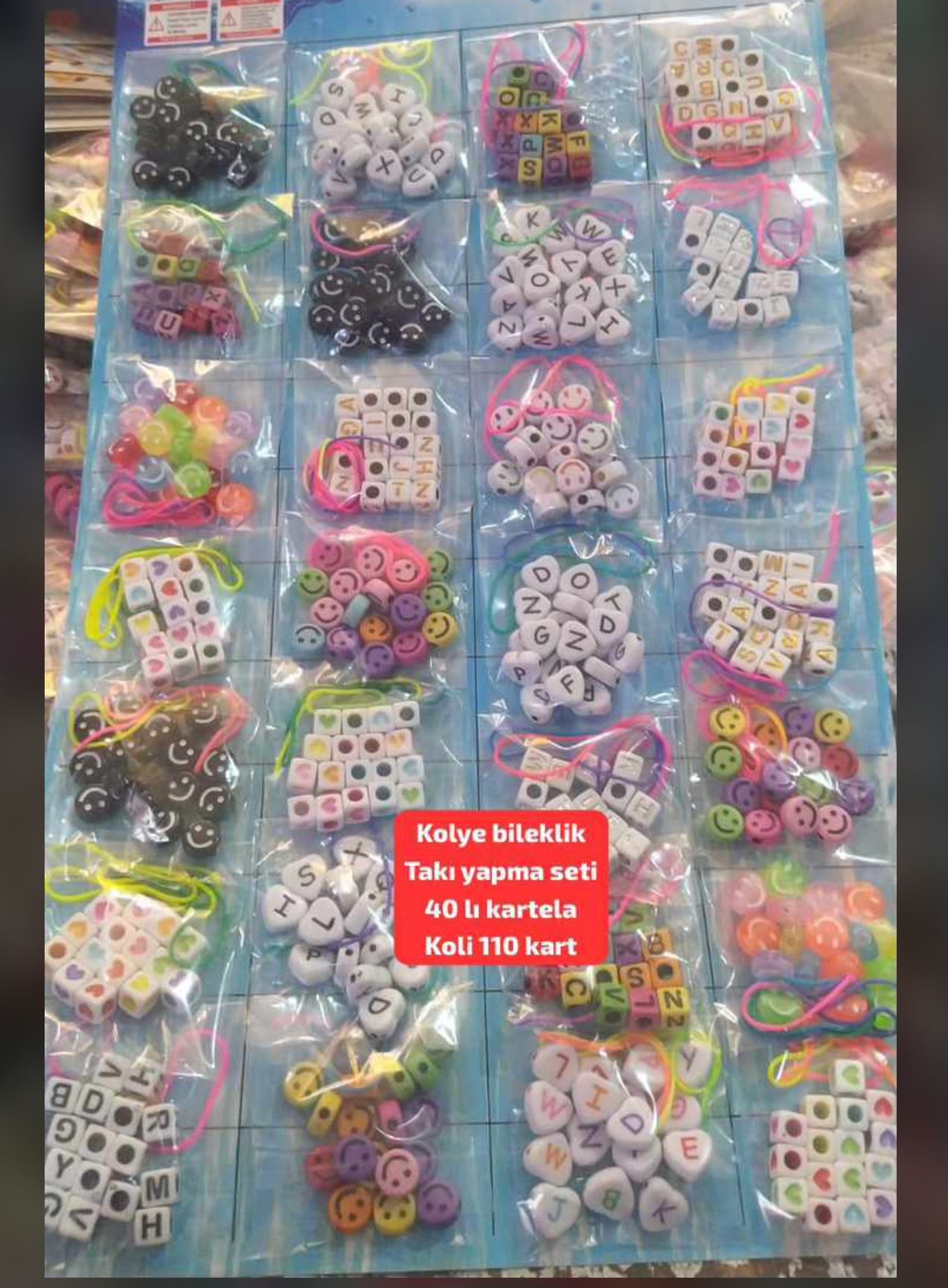 Bileklik Boncuk Set 40lı Paket