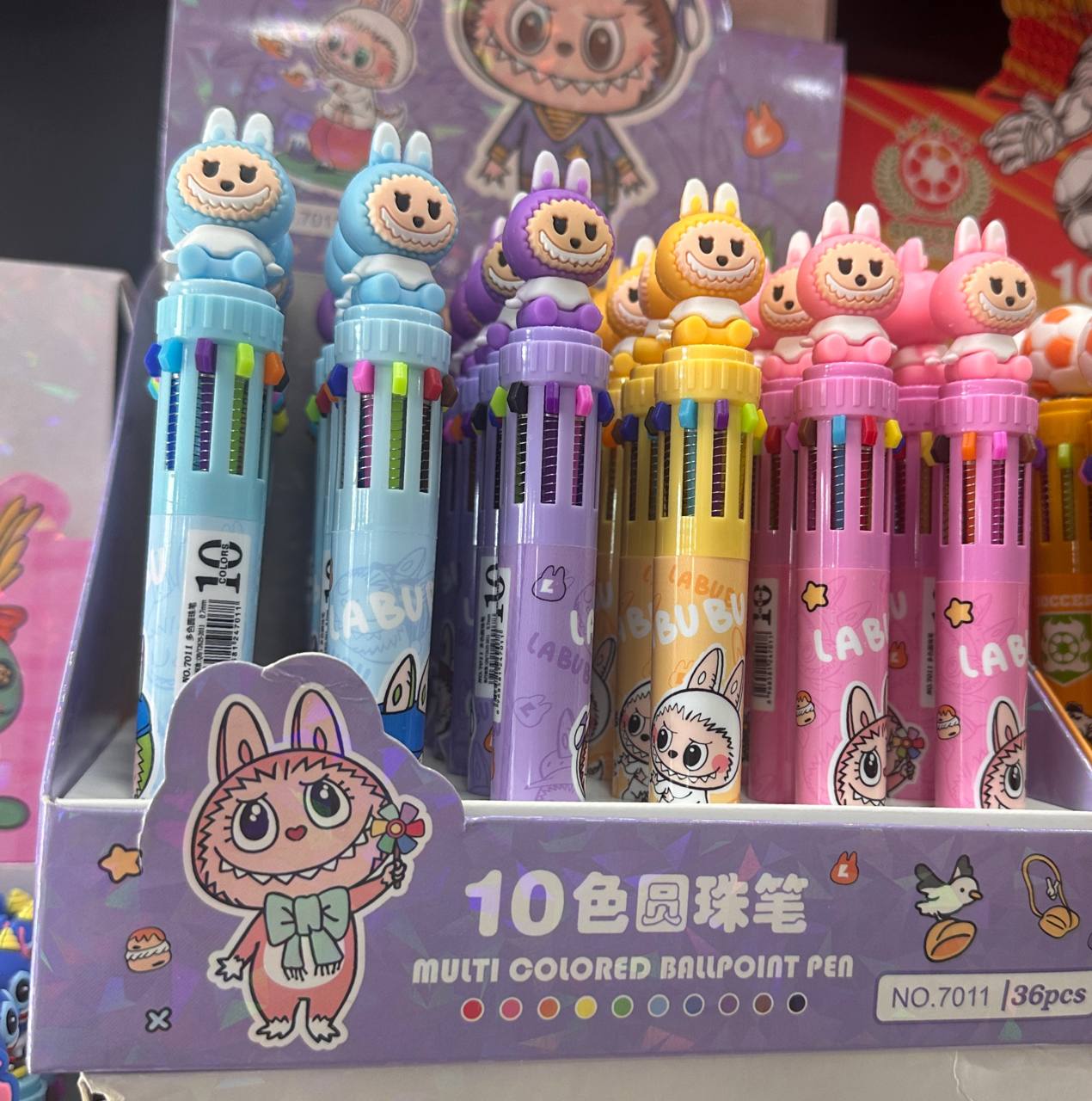 LABUBLU 10 RENK KALEM /36LI STANT