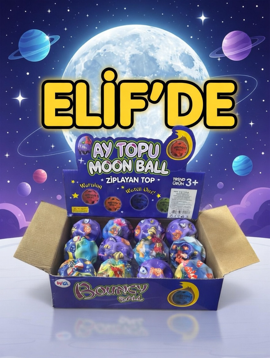 AY TOPU MOON BALL / 12li STANT