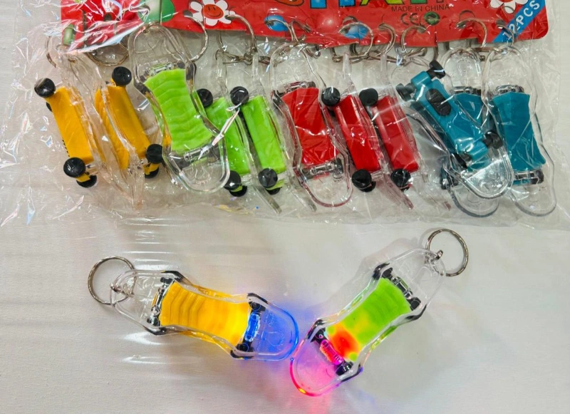 Işıklı KAYKAY Model Trend Anahtarlık/ 12li Paket