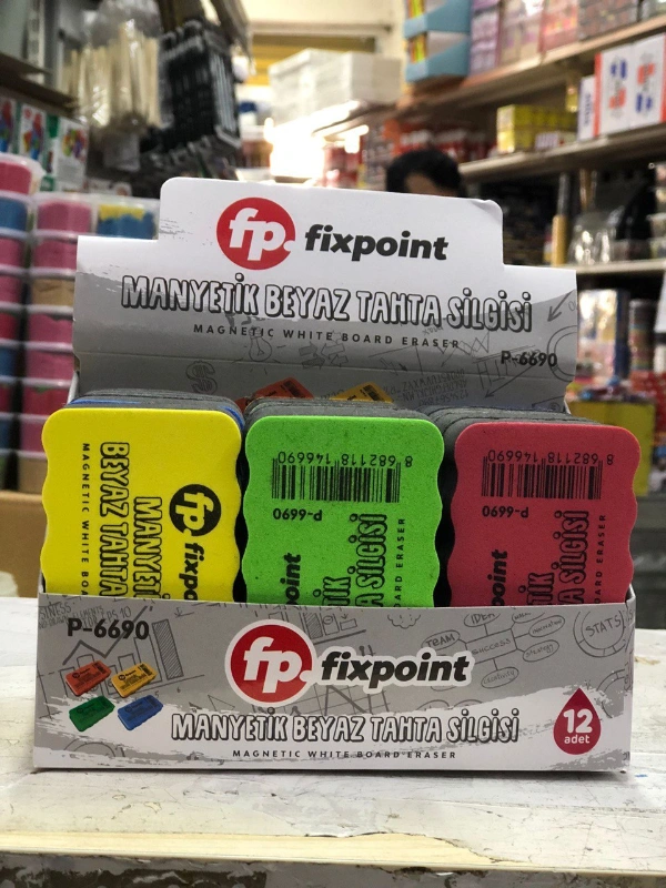 İTHAL MIKNATISLI TAHTA SİLGİSİ  ( 12Lİ PAKET)