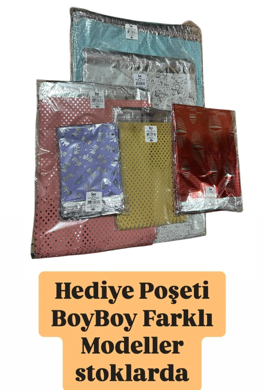 Hediye Poşeti Metalize Ebatlar (FİYAT SORUNUZ)