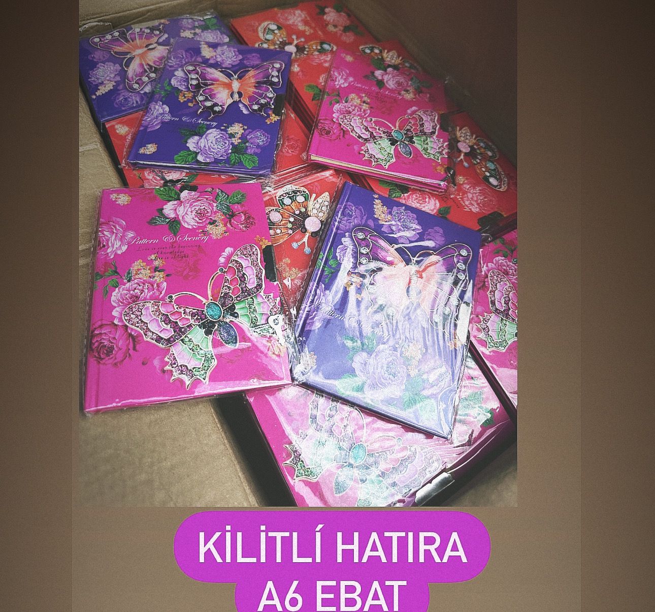 KİLİTLİ HATIRA DEFTERİ A6 EBAT
