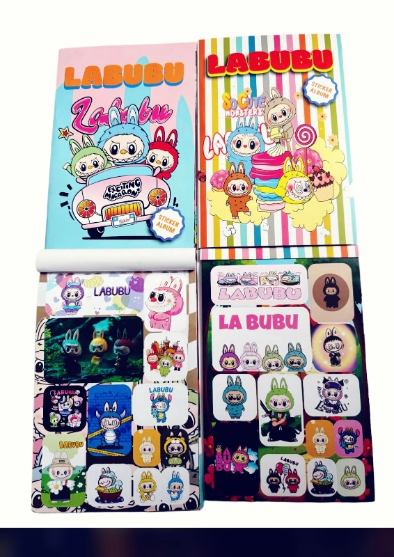 LABUBU A5 STİCKER DEFTER / 24LÜ PAKET