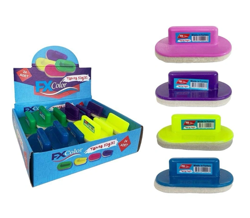 Tutma Aparatlı Tahta Silgisi / 24lü Stant