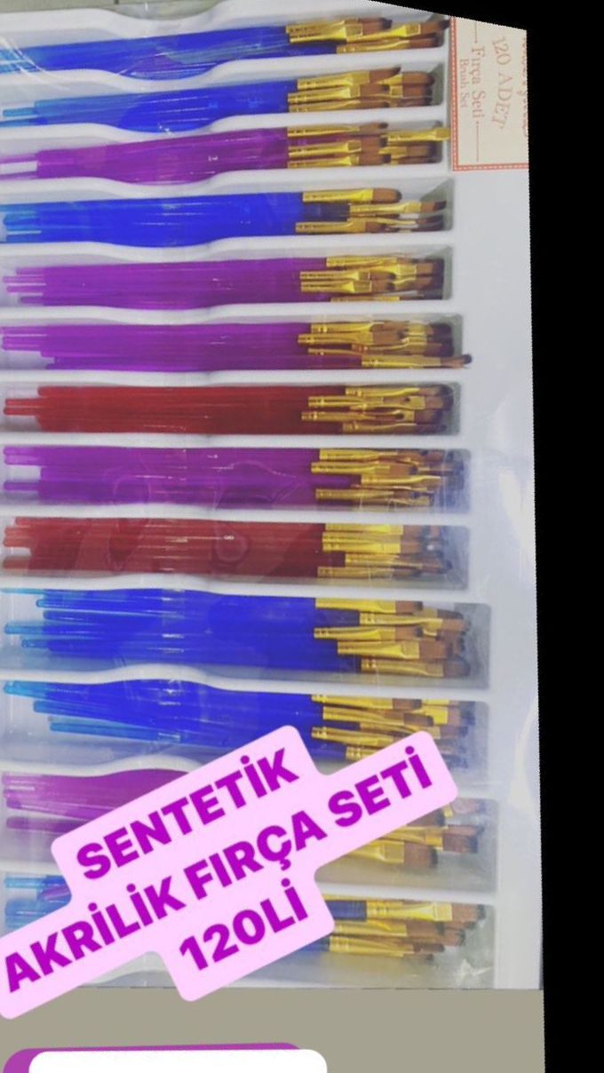 120li Yağlı Boya Fırça Seti