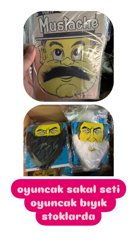 Oyuncak Sakal Seti / Bıyık Seti