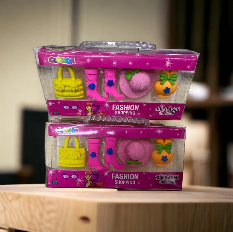 ÇANTALI SİLGİ SETİ  / 24LÜ PAKET