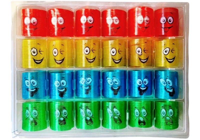 EMOJİLİ YAY ŞEFFAF KUTU / 24LÜ PAKETT