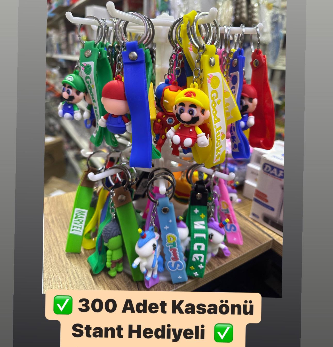 SİLİKONLU LÜKS MODELLER TREND ANAHTARLIK (300LÜ STANT)