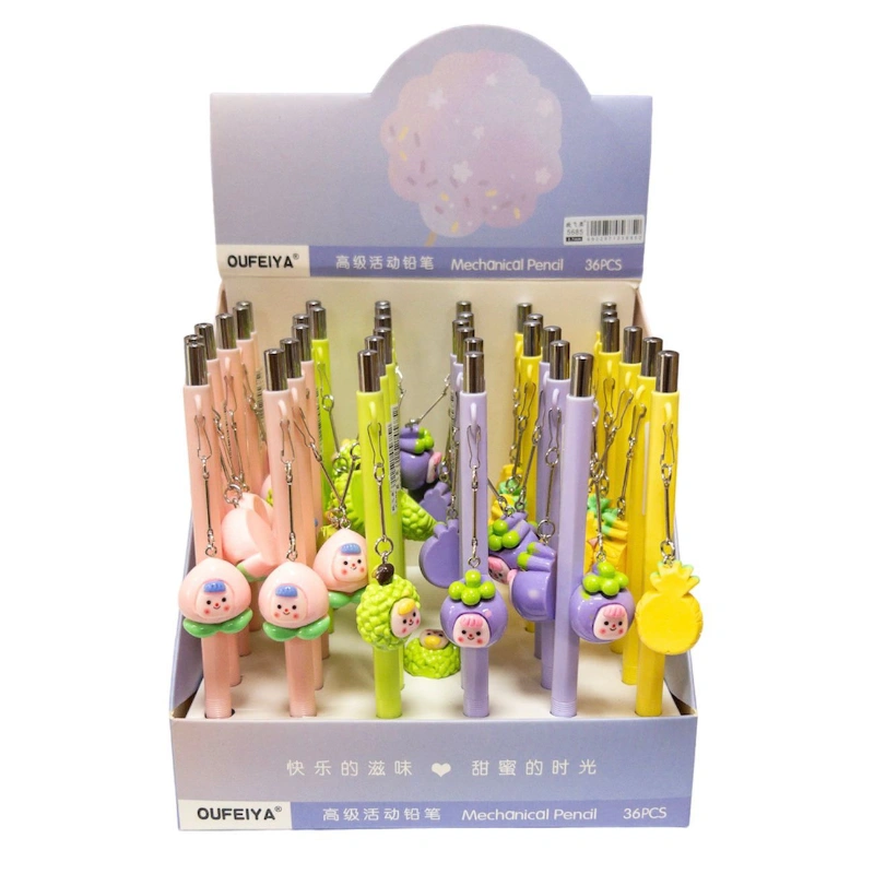 Qufeiya Lüks Silikonlu Süslü Versatil Kalem / 36lı Stant