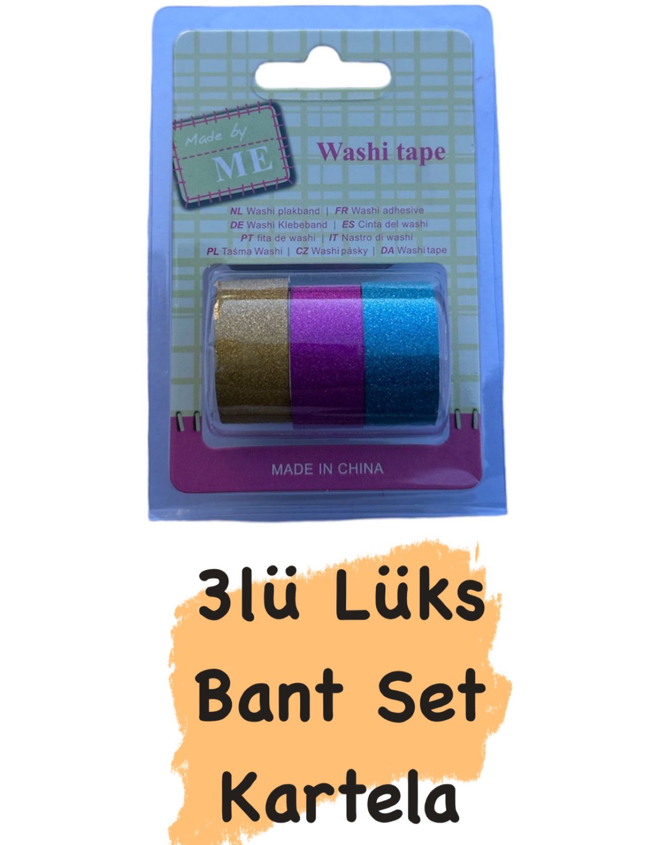 3LÜ DEKORATİF BANT SETİ